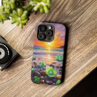 Coastal Calm Pebble Beach - Phone Case