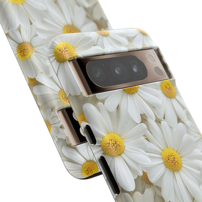 Blooming White Daisy - Phone Case