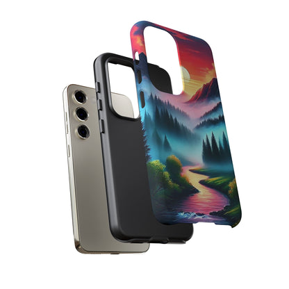 Misty Mountain River - Phone Case