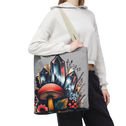 Vibrant Crystal & Mushroom - Tote Bag
