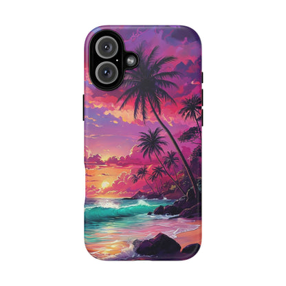Sunset Paradise Beach - Phone Case