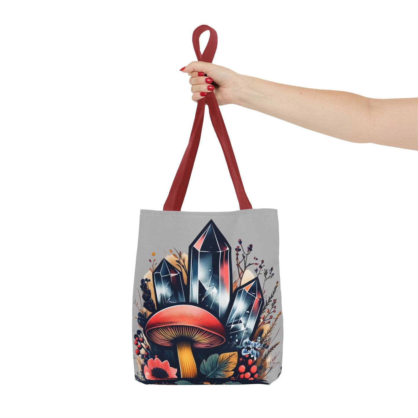 Vibrant Crystal & Mushroom - Tote Bag