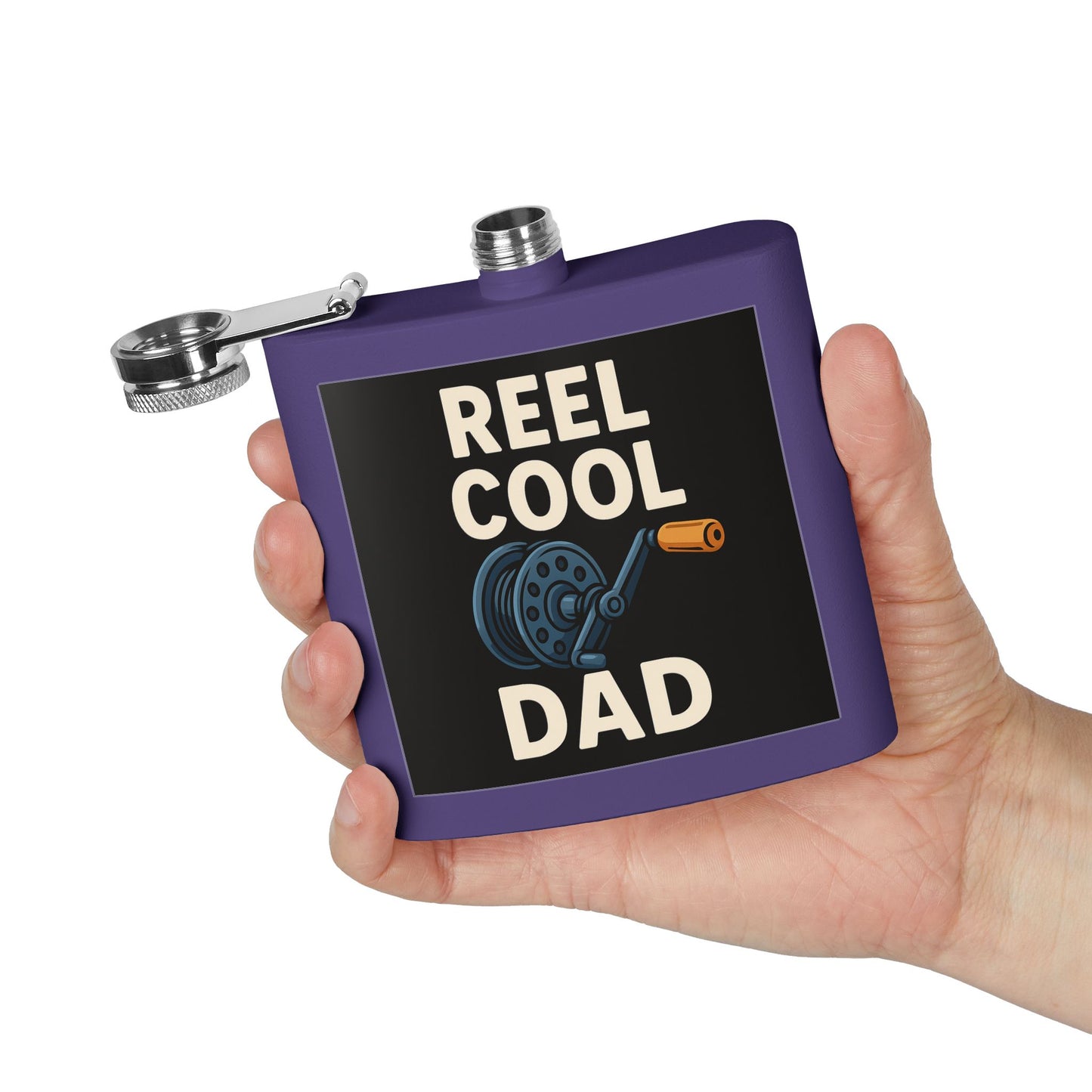Reel Cool Dad - Stainless Steel Flask