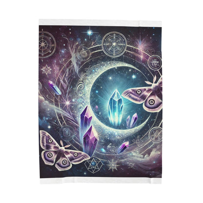 Celestial Crystal Dream - Velveteen Plush Blanket
