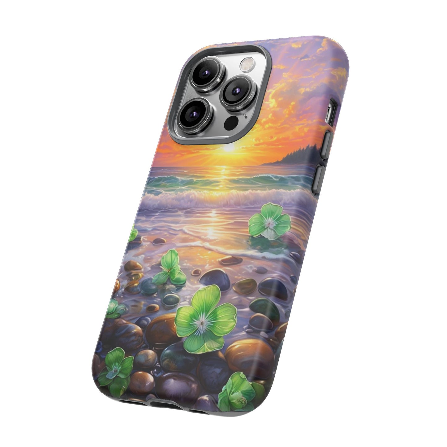Coastal Calm Pebble Beach - Phone Case