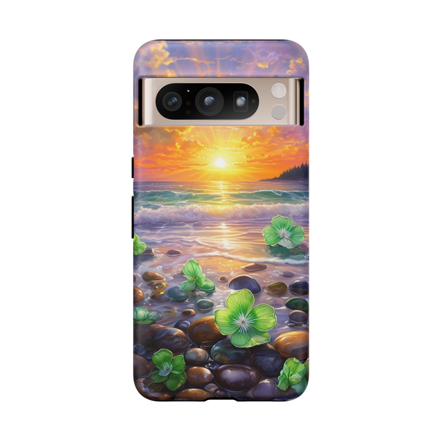 Coastal Calm Pebble Beach - Phone Case