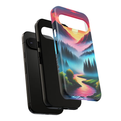 Misty Mountain River - Phone Case