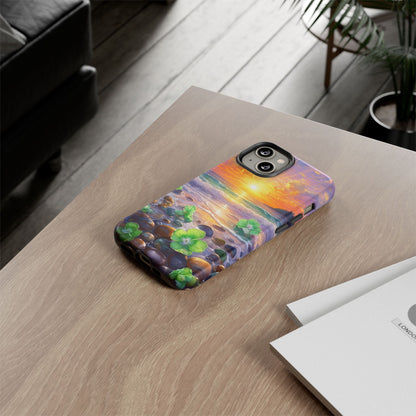 Coastal Calm Pebble Beach - Phone Case