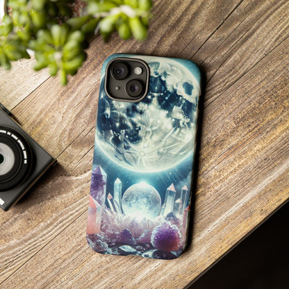 Full Moon & Crystals - Phone Case