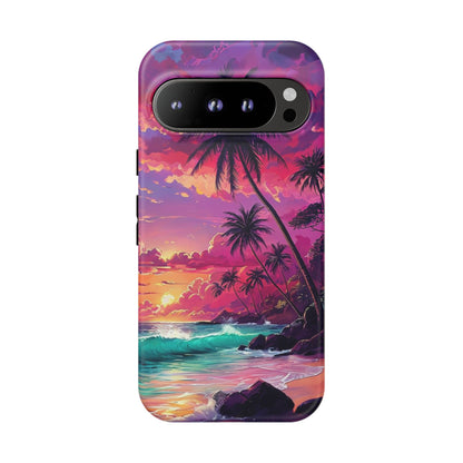 Sunset Paradise Beach - Phone Case