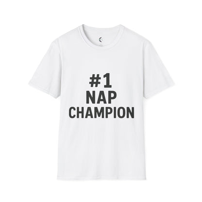 #1 Nap Champion - Unisex Softstyle T-Shirt