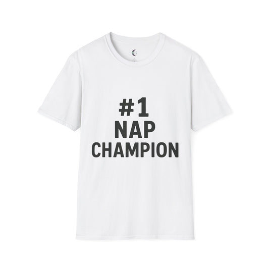 #1 Nap Champion - Unisex Softstyle T-Shirt
