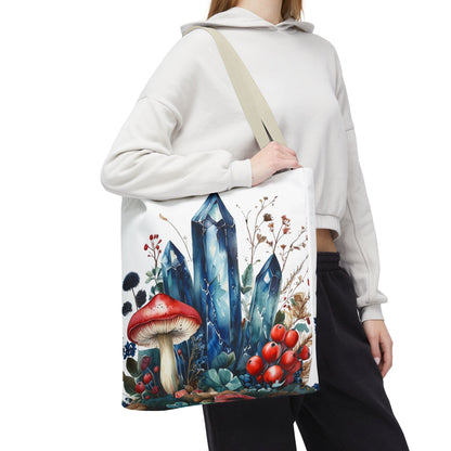 Whimsical Blue Crystals - Tote Bag