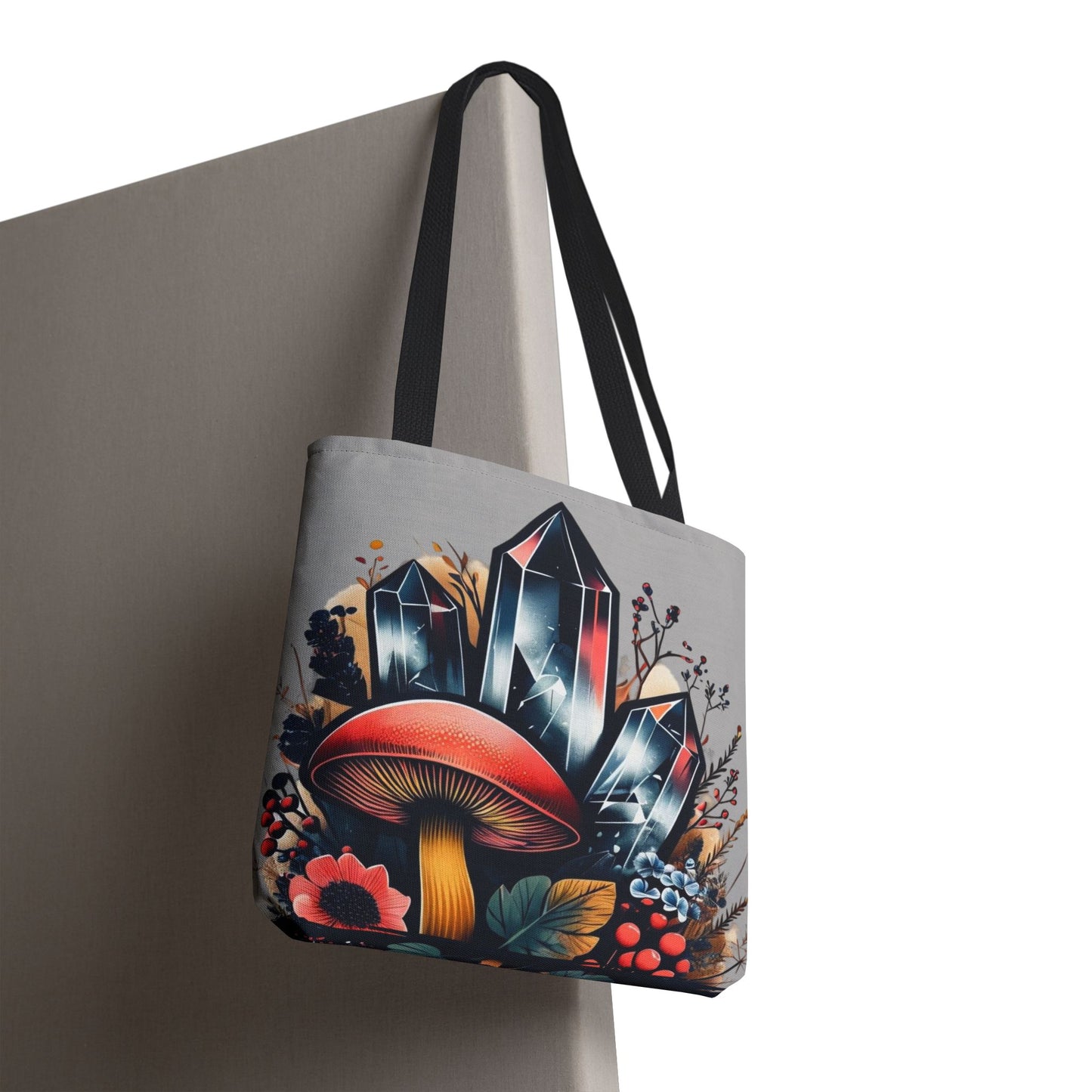 Vibrant Crystal & Mushroom - Tote Bag