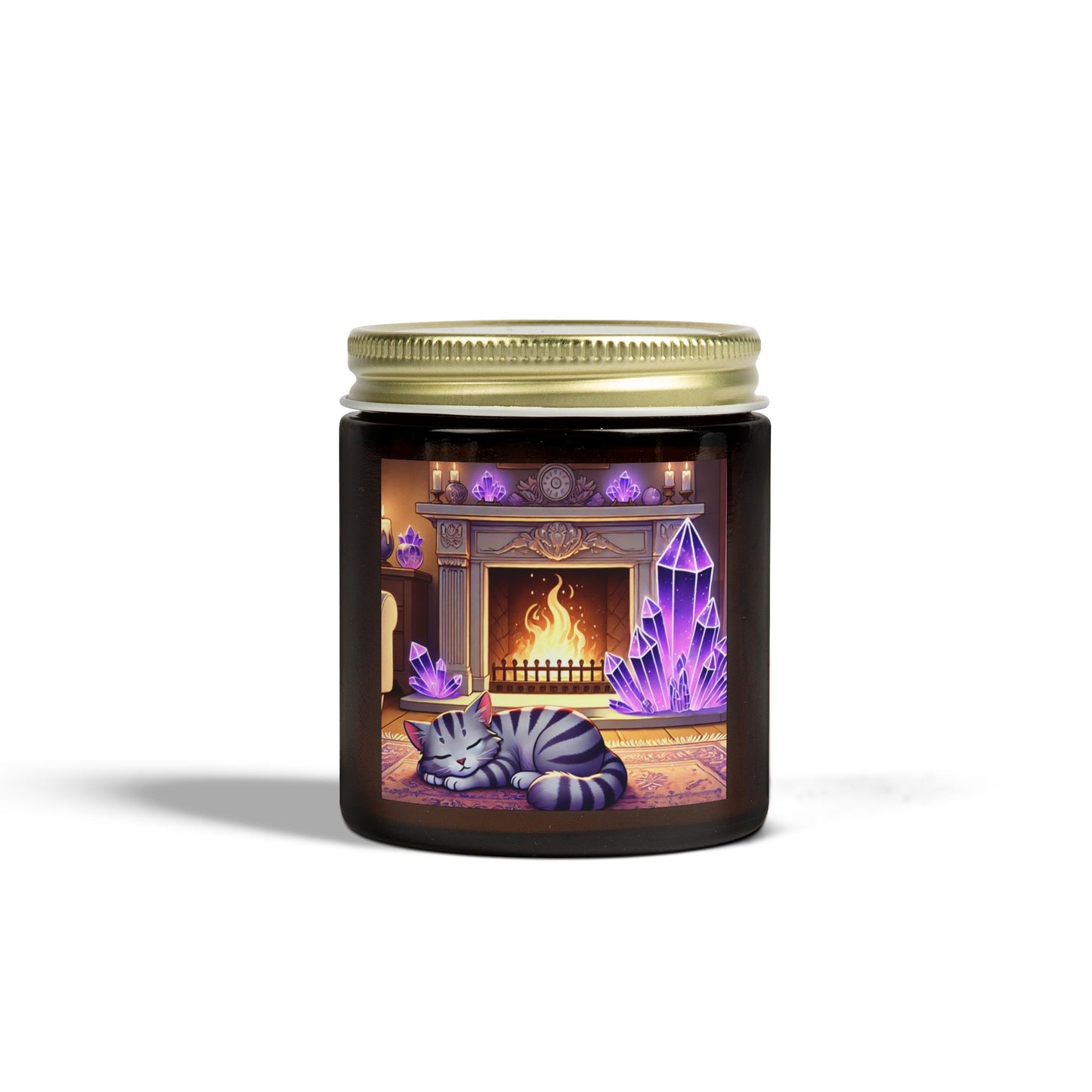 Cozy Cat & Crystals - Candle