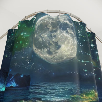 Starry Night Glow - Shower Curtain