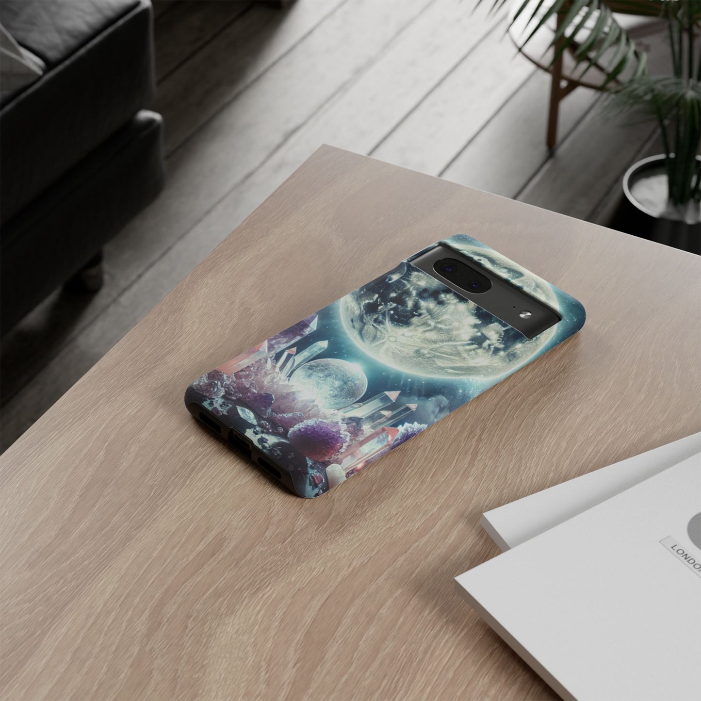Full Moon & Crystals - Phone Case