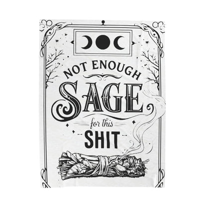 Not Enough Sage  - Velveteen Plush Blanket