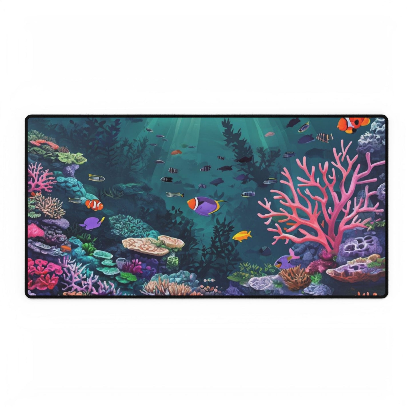 Vibrant Coral Reef - Desk Mat