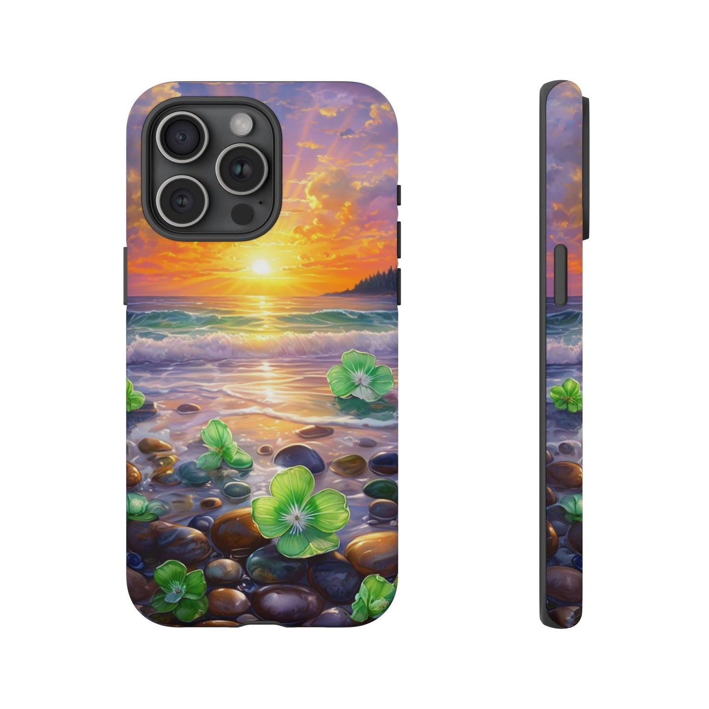 Coastal Calm Pebble Beach - Phone Case