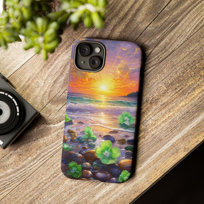 Coastal Calm Pebble Beach - Phone Case