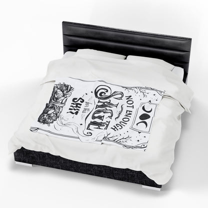 Not Enough Sage  - Velveteen Plush Blanket
