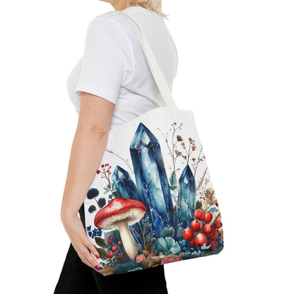 Whimsical Blue Crystals - Tote Bag