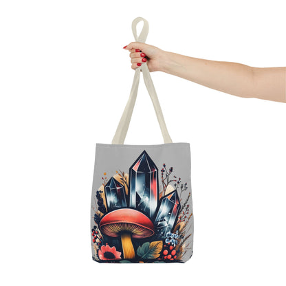 Vibrant Crystal & Mushroom - Tote Bag