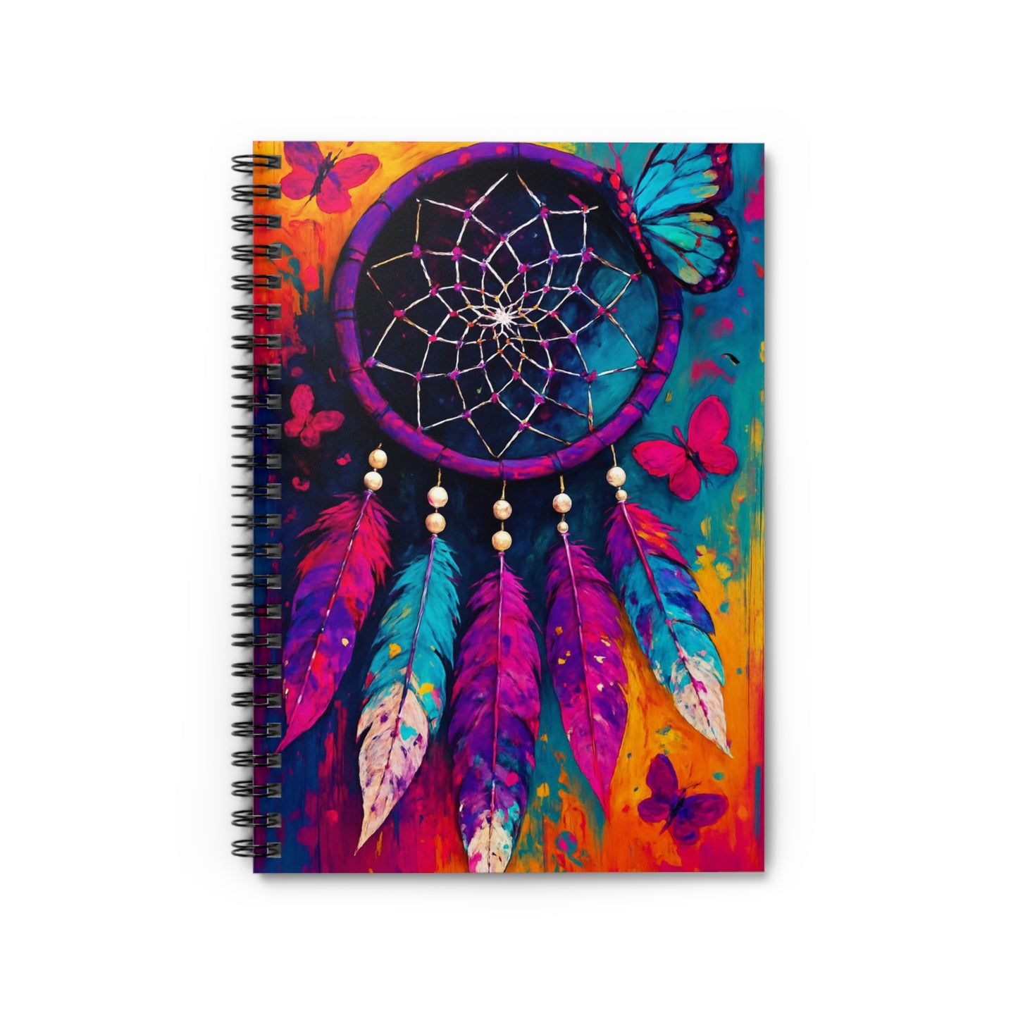 Catching Dreams & Doodles -Spiral Notebook