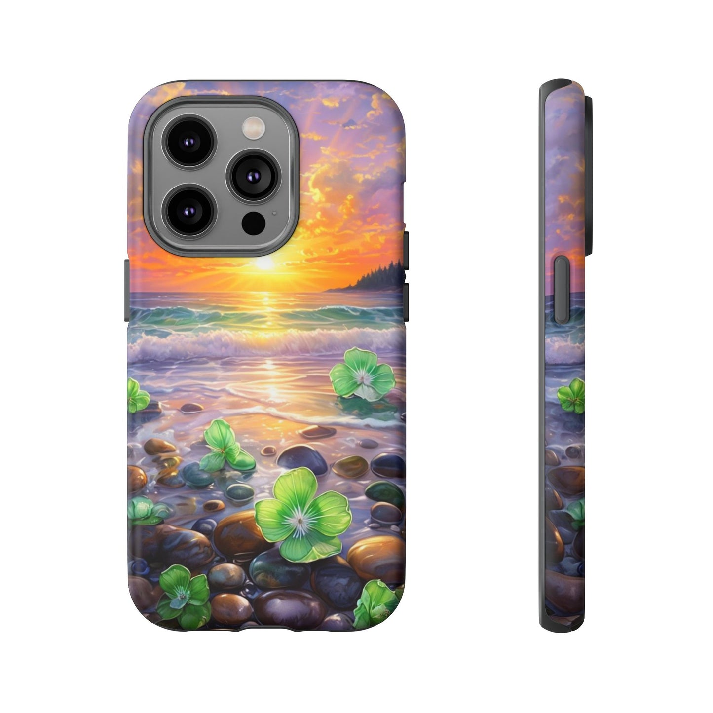 Coastal Calm Pebble Beach - Phone Case