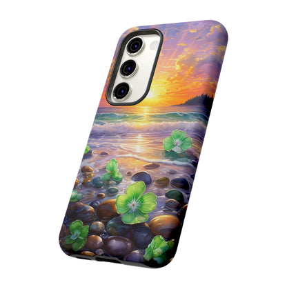 Coastal Calm Pebble Beach - Phone Case