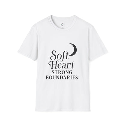 Soft Heart Strong Boundaries - Unisex Softstyle T-Shirt