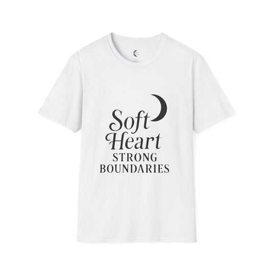 Soft Heart Strong Boundaries - Unisex Softstyle T-Shirt