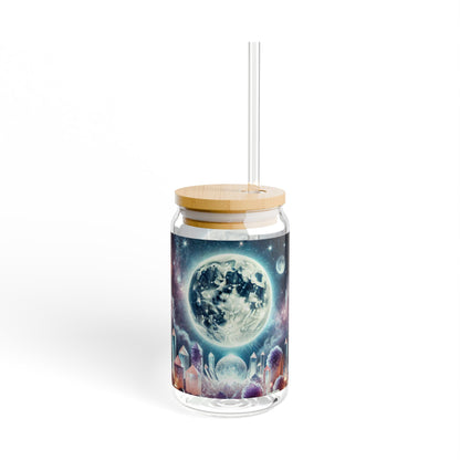 Full Moon Crystal Cleansing - Sipper Glass