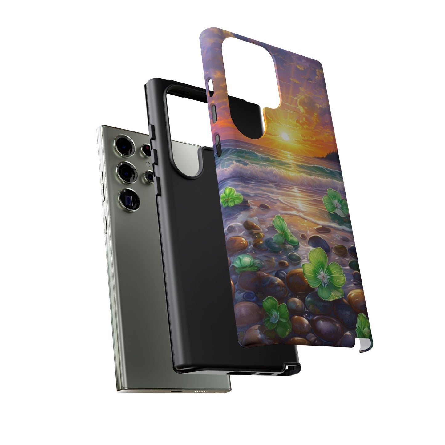 Coastal Calm Pebble Beach - Phone Case