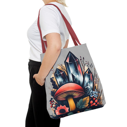 Vibrant Crystal & Mushroom - Tote Bag
