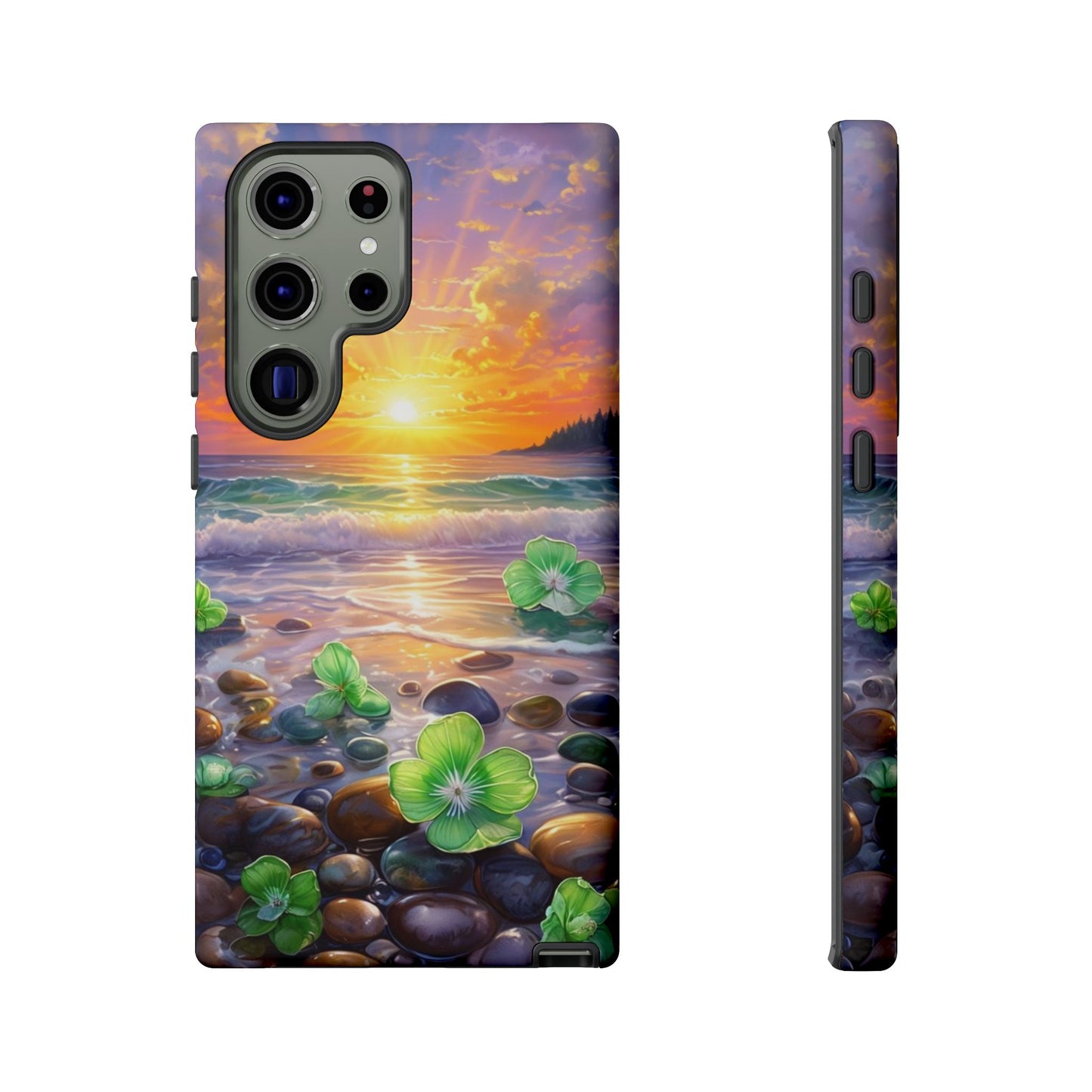 Coastal Calm Pebble Beach - Phone Case