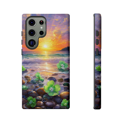 Coastal Calm Pebble Beach - Phone Case