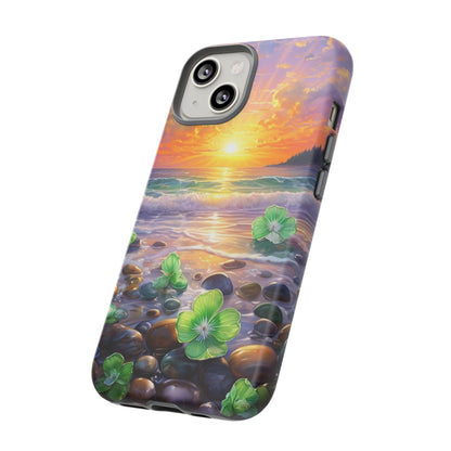 Coastal Calm Pebble Beach - Phone Case