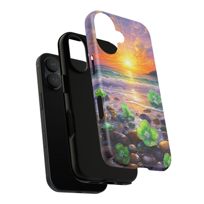 Coastal Calm Pebble Beach - Phone Case