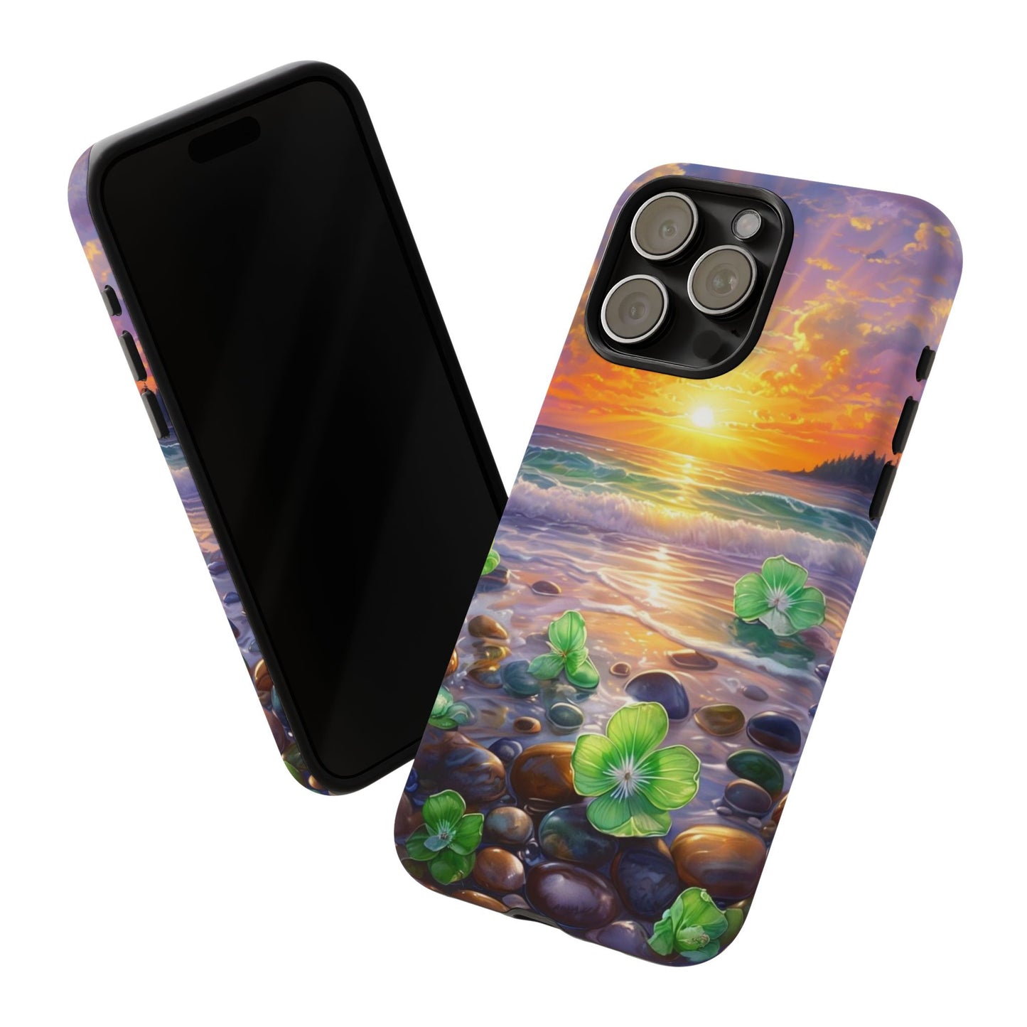 Coastal Calm Pebble Beach - Phone Case
