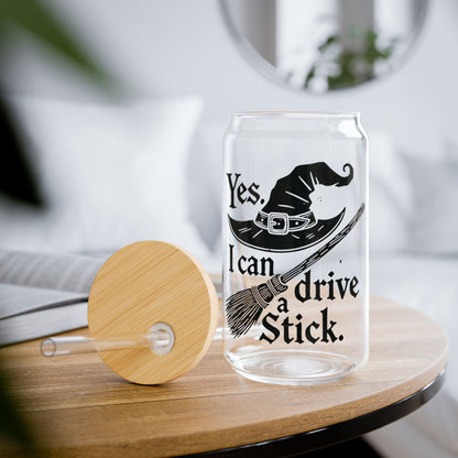 Witchy Humor - Sipper Glass