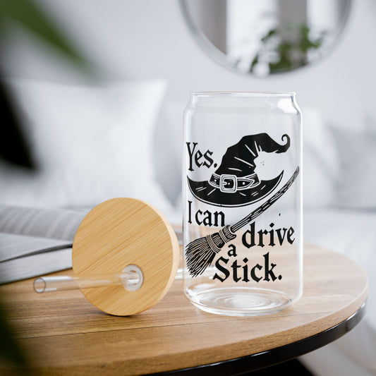 Witchy Humor - Sipper Glass