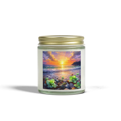 Tropical Floral Sunset - Candle