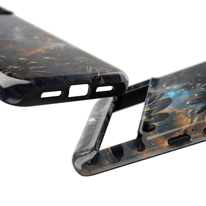 Galactic Black Daisy - Phone Case