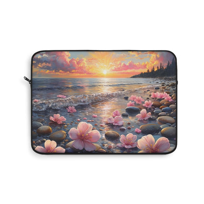Pink Floral Sunset - Laptop Sleeve