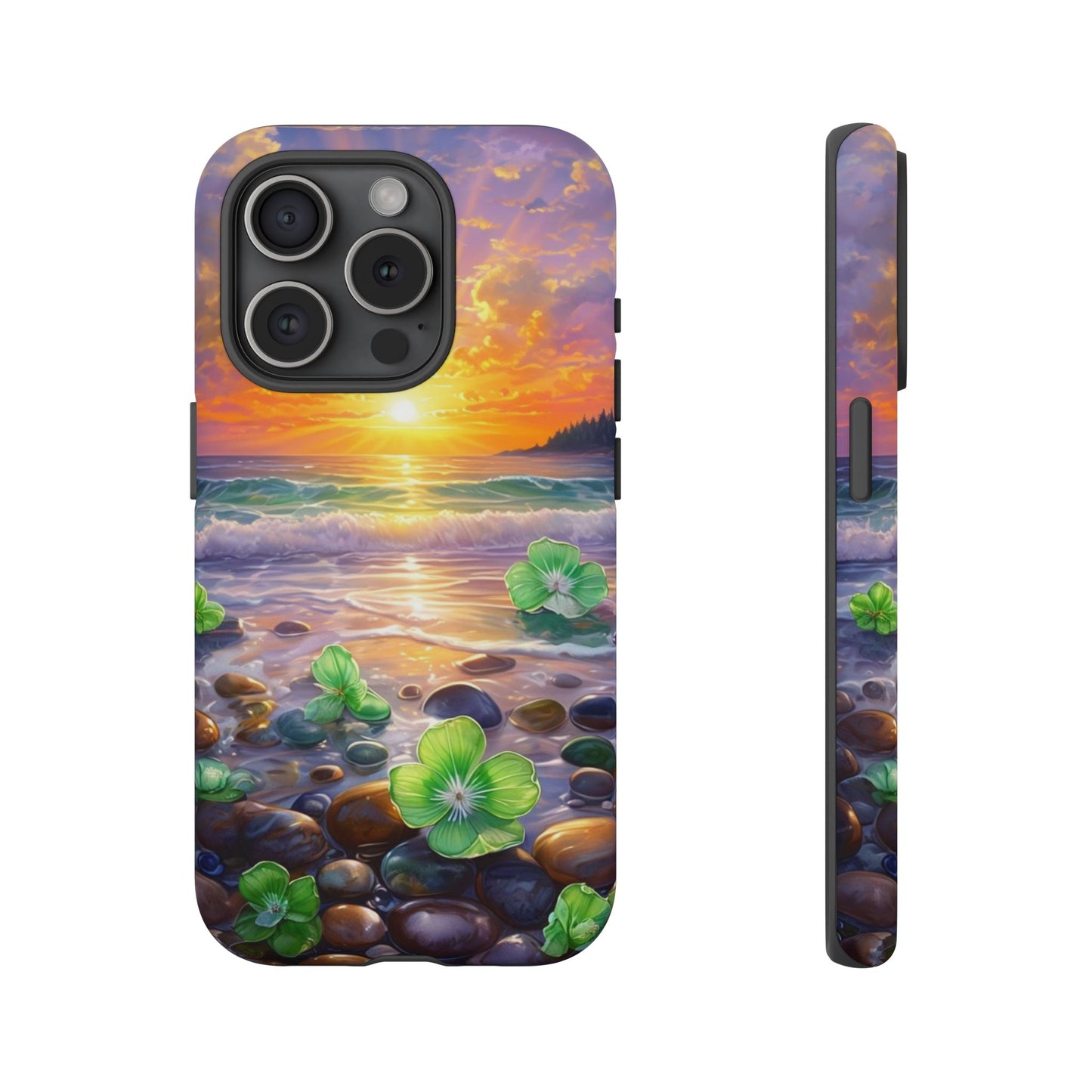 Coastal Calm Pebble Beach - Phone Case