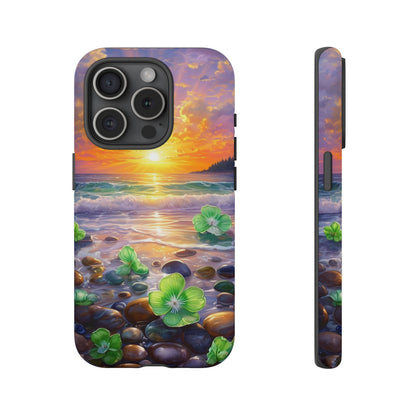 Coastal Calm Pebble Beach - Phone Case