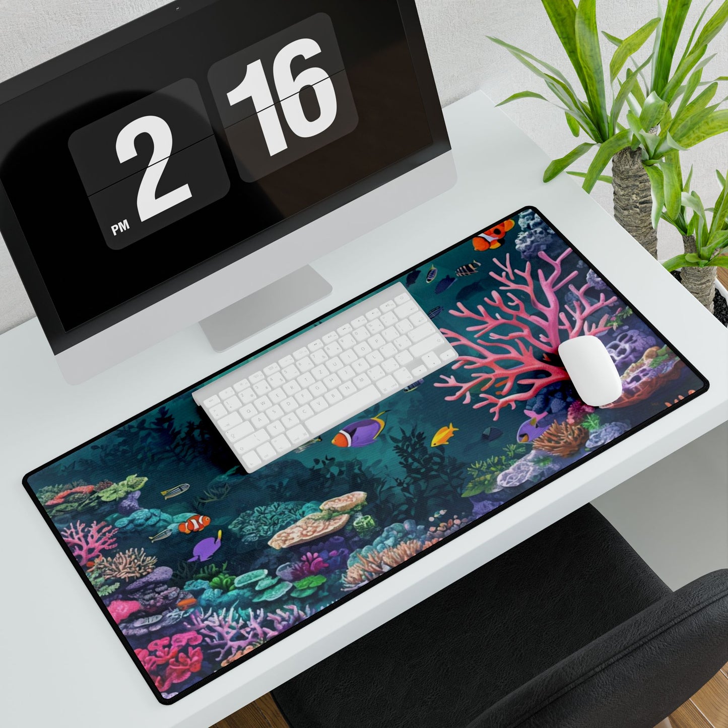Vibrant Coral Reef - Desk Mat