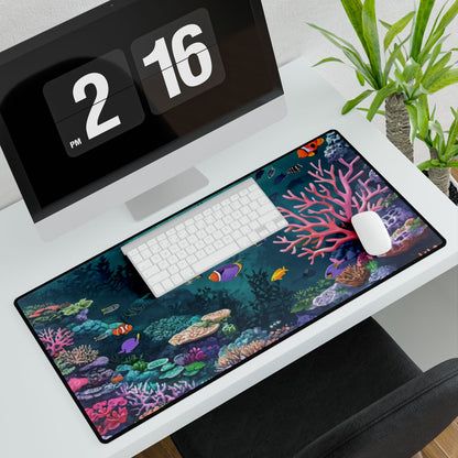Vibrant Coral Reef - Desk Mat
